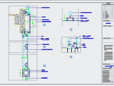 玻璃幕墻施工圖,玻璃幕墻施工圖識圖