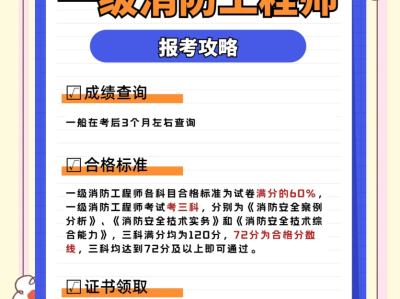 消防工程師一級報名時間是多少,消防工程師一級報名時間