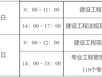歷年一級建造師考試時間,歷年一建報名時間匯總