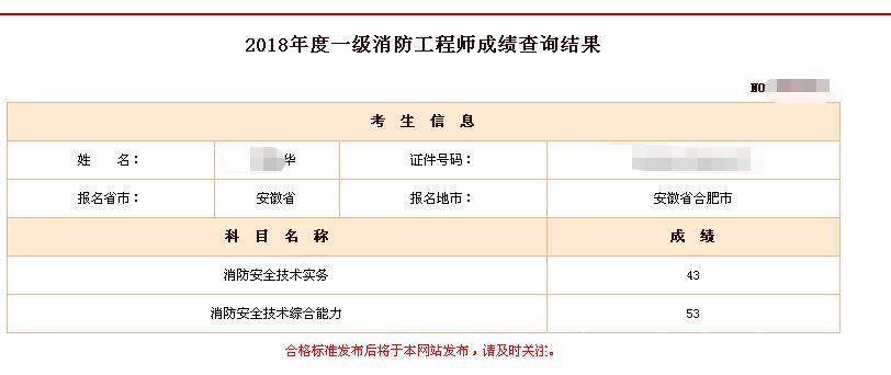消防工程師考試結果什么時候公布,消防工程師什么時候下成績  第1張