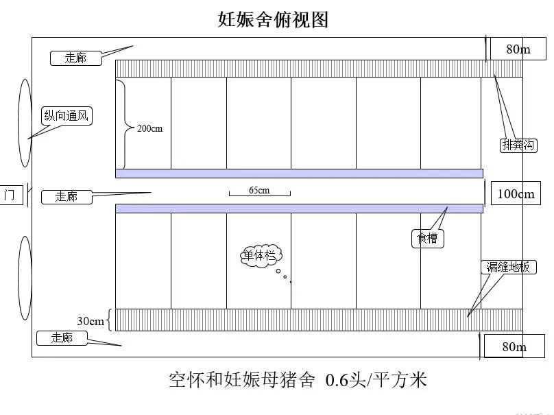 水泡糞豬舍設(shè)計圖,豬舍設(shè)計圖  第1張