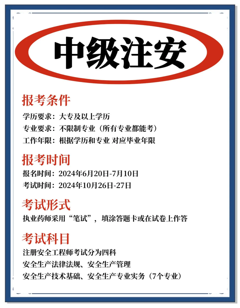 安全工程師招生簡章安全工程師報考時間及考試內容  第2張