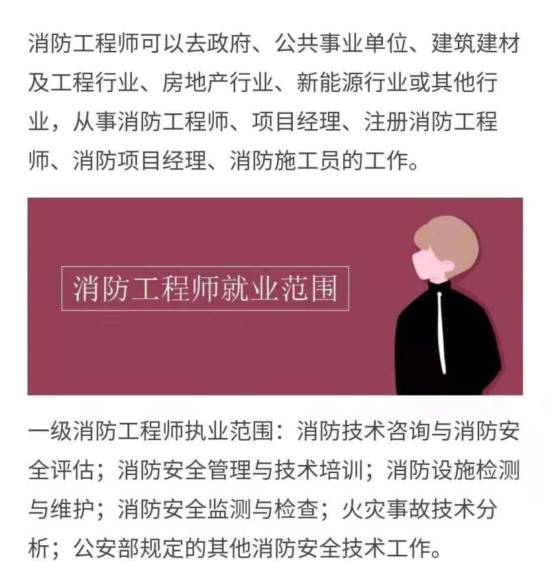 消防工程師執業范圍有哪些消防工程師執業范圍  第1張