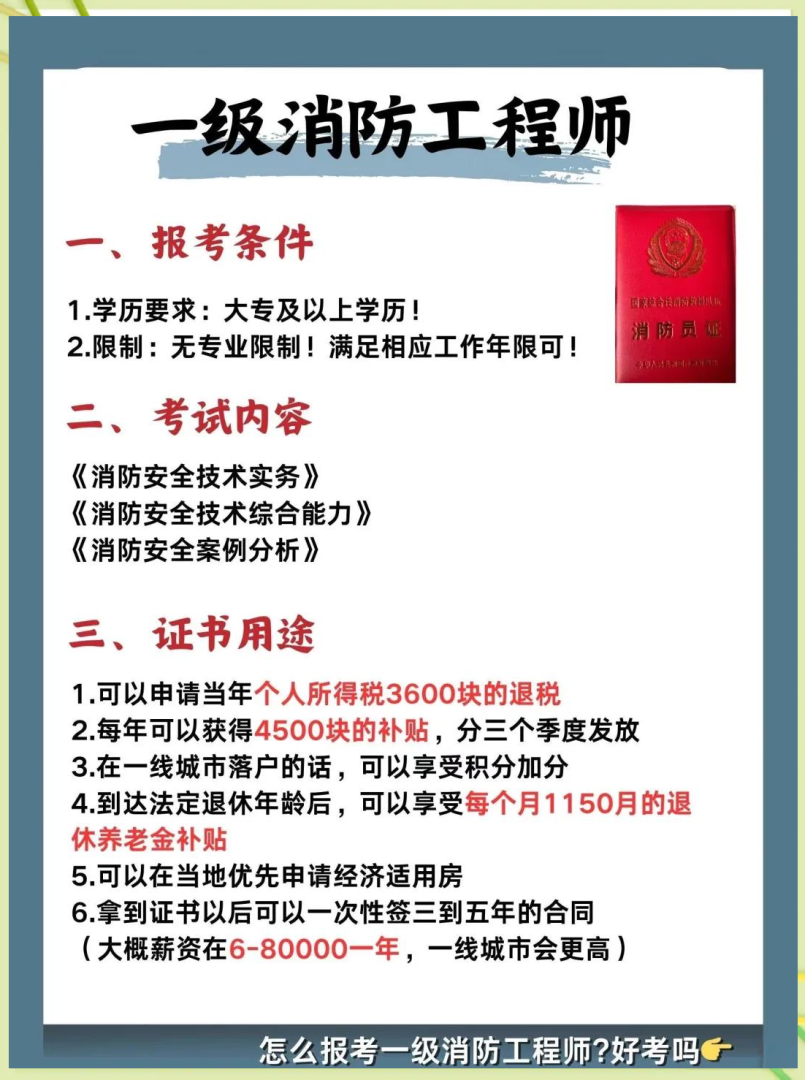 一級消防工程師考幾科一級消防工程師考幾科內容  第2張